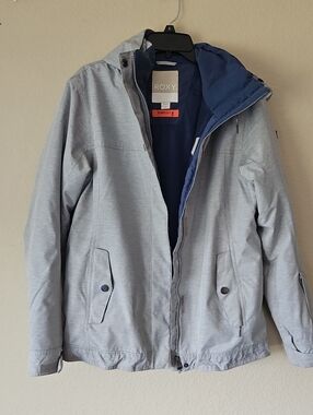 Roxy Large Gray Snow Coat